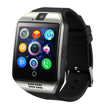 Load image into Gallery viewer, Bluetooth Smart Watch men Q18 With Camera Facebook Whatsapp Twitter Sync SMS Smartwatch Support SIM TF Card For IOS Android