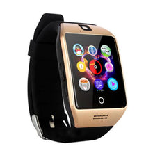 Load image into Gallery viewer, Bluetooth Smart Watch men Q18 With Camera Facebook Whatsapp Twitter Sync SMS Smartwatch Support SIM TF Card For IOS Android