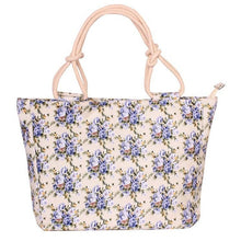 Load image into Gallery viewer, 2019 Fashion Folding Women Big Size Handbag Tote Ladies Casual Flower Printing Canvas Graffiti Shoulder Bag Beach Bolsa Feminina