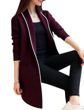 Load image into Gallery viewer, MISSKY 2018 Winter Women Fashion Solid Color Loose Cardigan Classic Elegant All-match Tops Coat