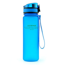 Load image into Gallery viewer, Explosion Sport Water Bottles 500/650ML 1L Protein Shaker Outdoor Travel Portable Leakproof Tritan plastic Drink Bottle BPA Free