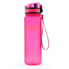 Load image into Gallery viewer, Explosion Sport Water Bottles 500/650ML 1L Protein Shaker Outdoor Travel Portable Leakproof Tritan plastic Drink Bottle BPA Free