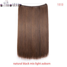 Load image into Gallery viewer, S-noilite 20 inch Invisible Wire No Clip One Piece Hair Extensions Secret Fish Line Hairpieces Silky Straight natural Synthetic