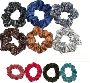 10 Pcs/lot Soft Chiffon Velvet Satin Hair Scrunchie Floral Grip Loop Holder Stretchy Hair Band Leopard Women Hair Accessories